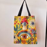 Tote Ojos fondo amarillo