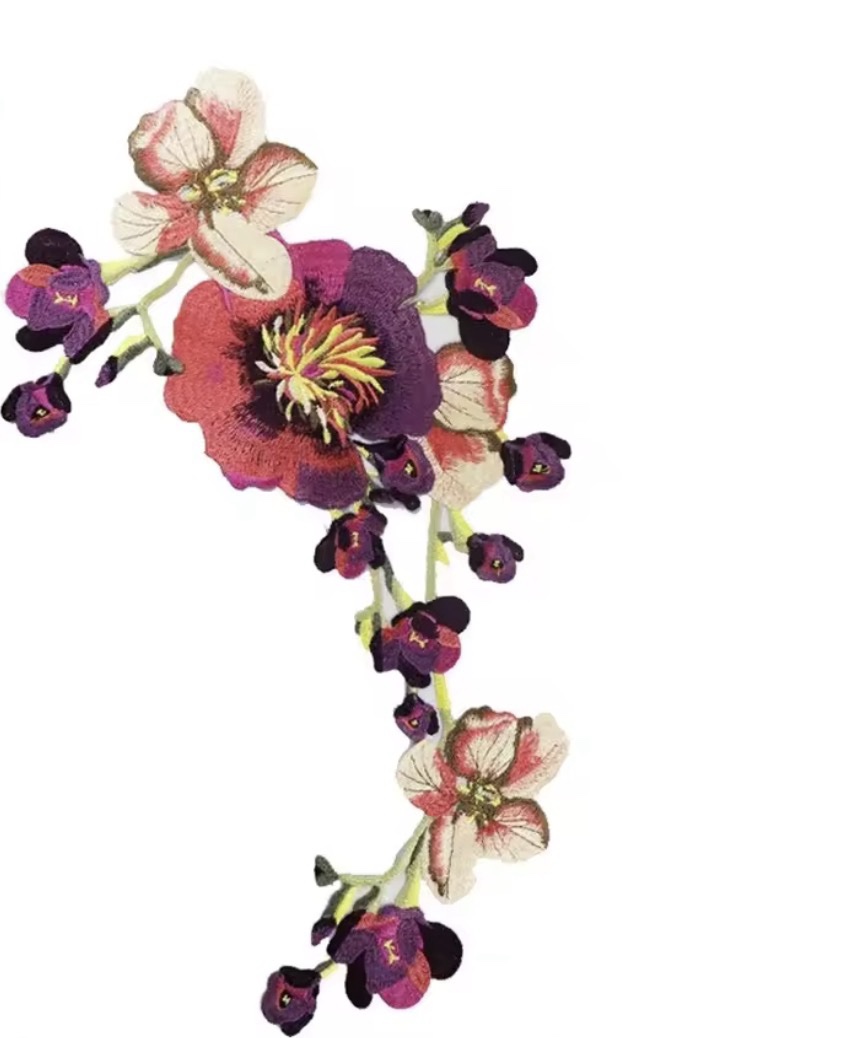 Floral con lila y violeta