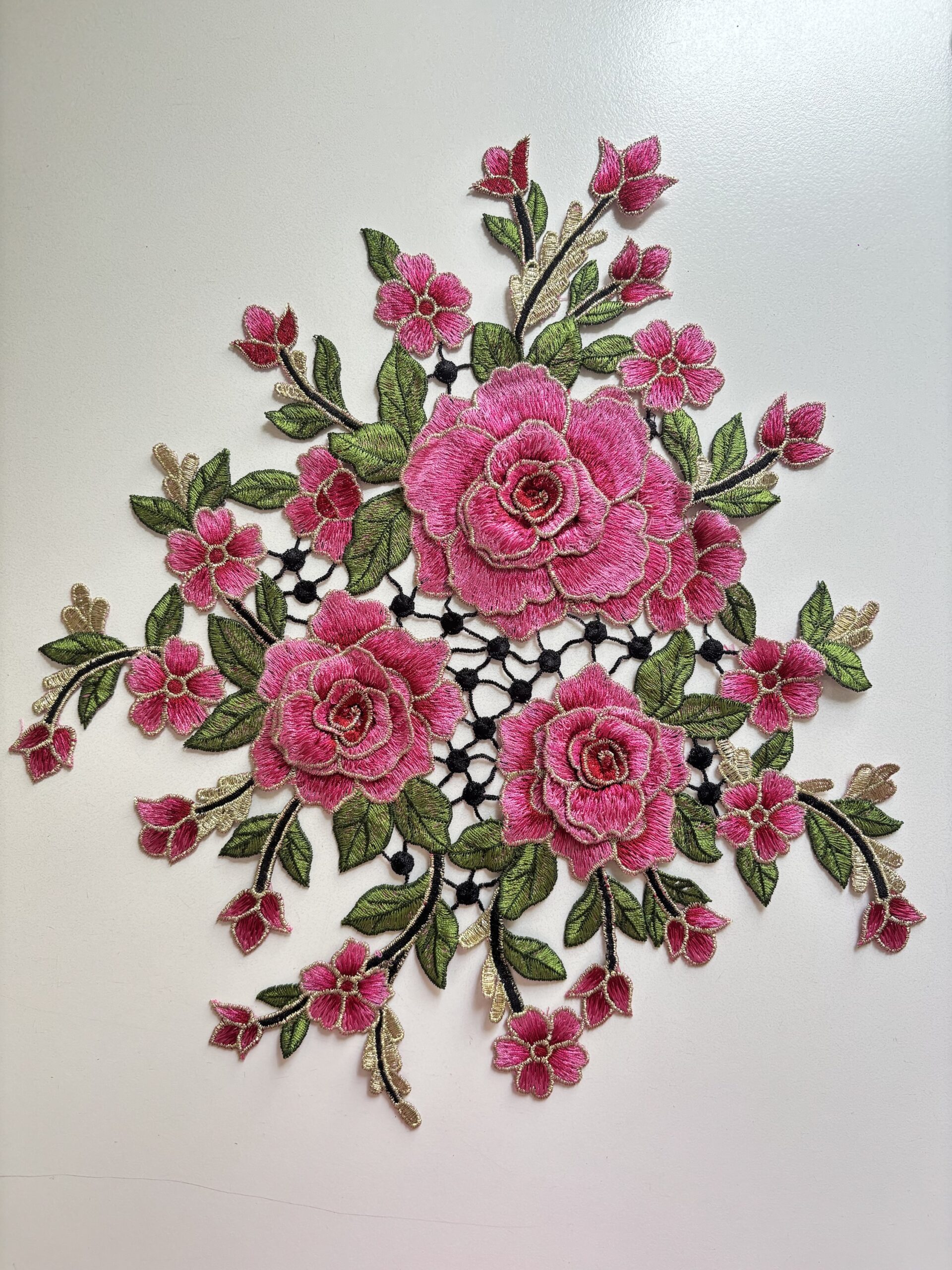 Hermoso aplique de flores 🌺