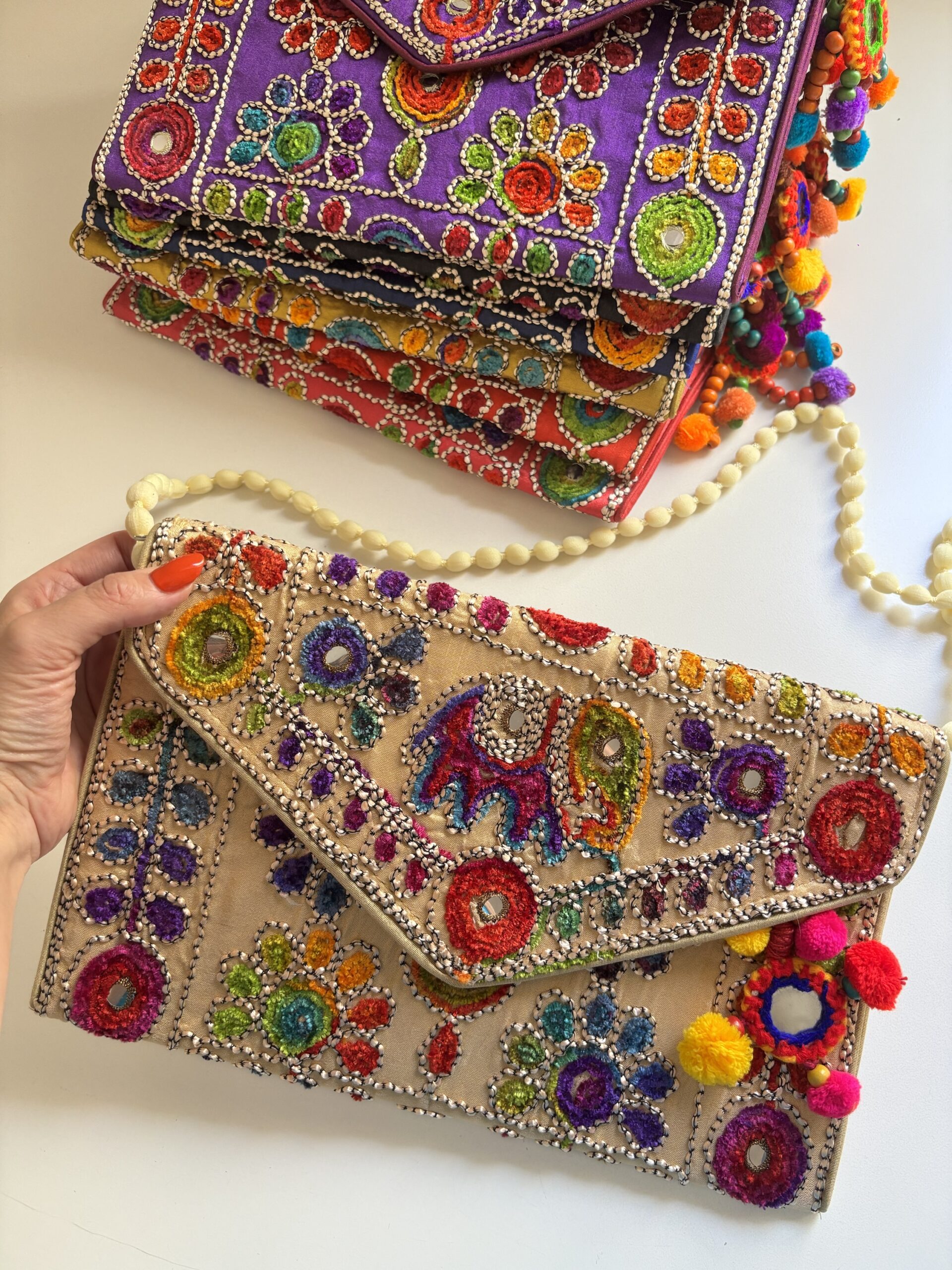 Sobre India Chic beige - Imagen 3