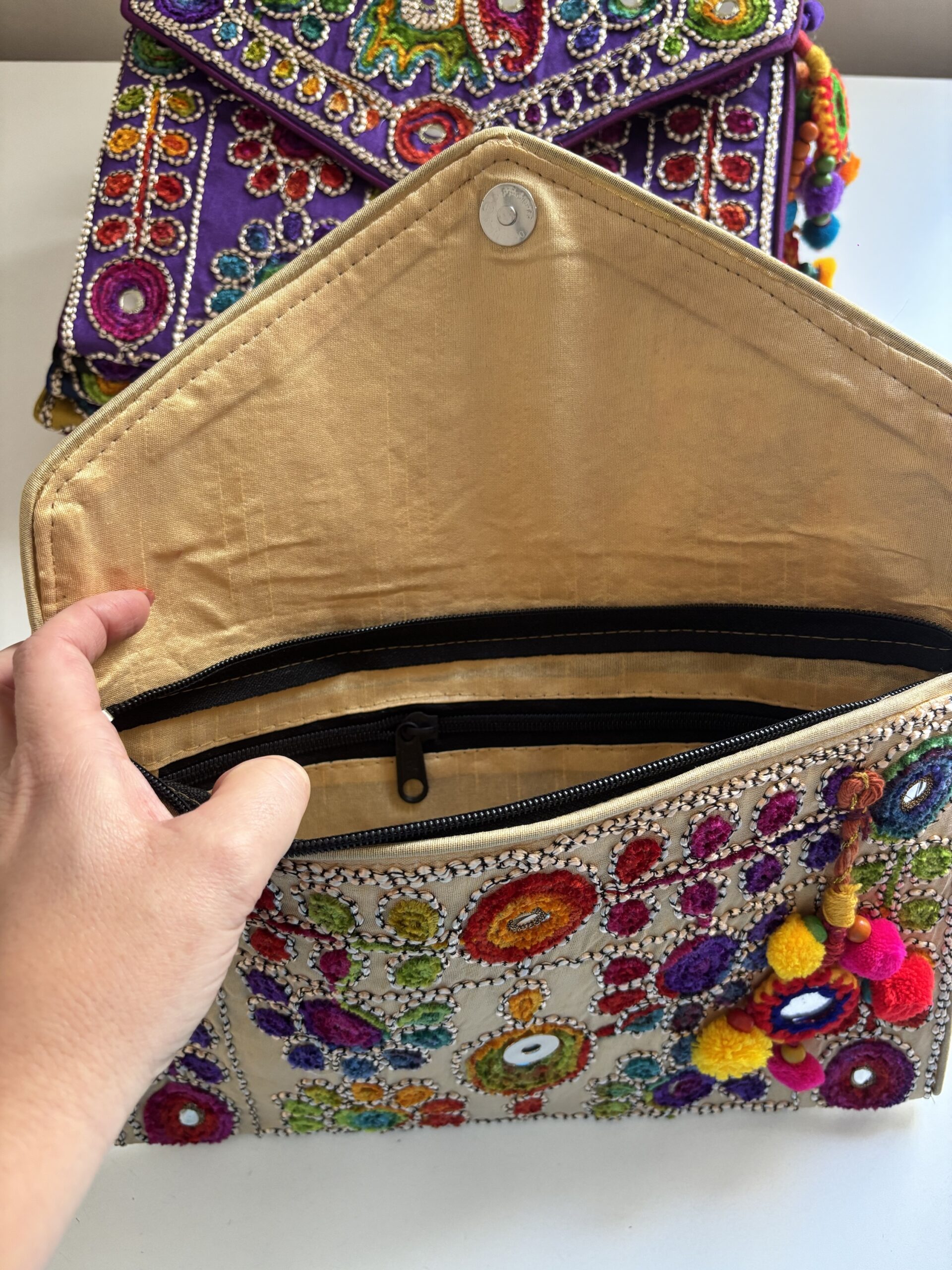 Sobre India Chic beige - Imagen 4