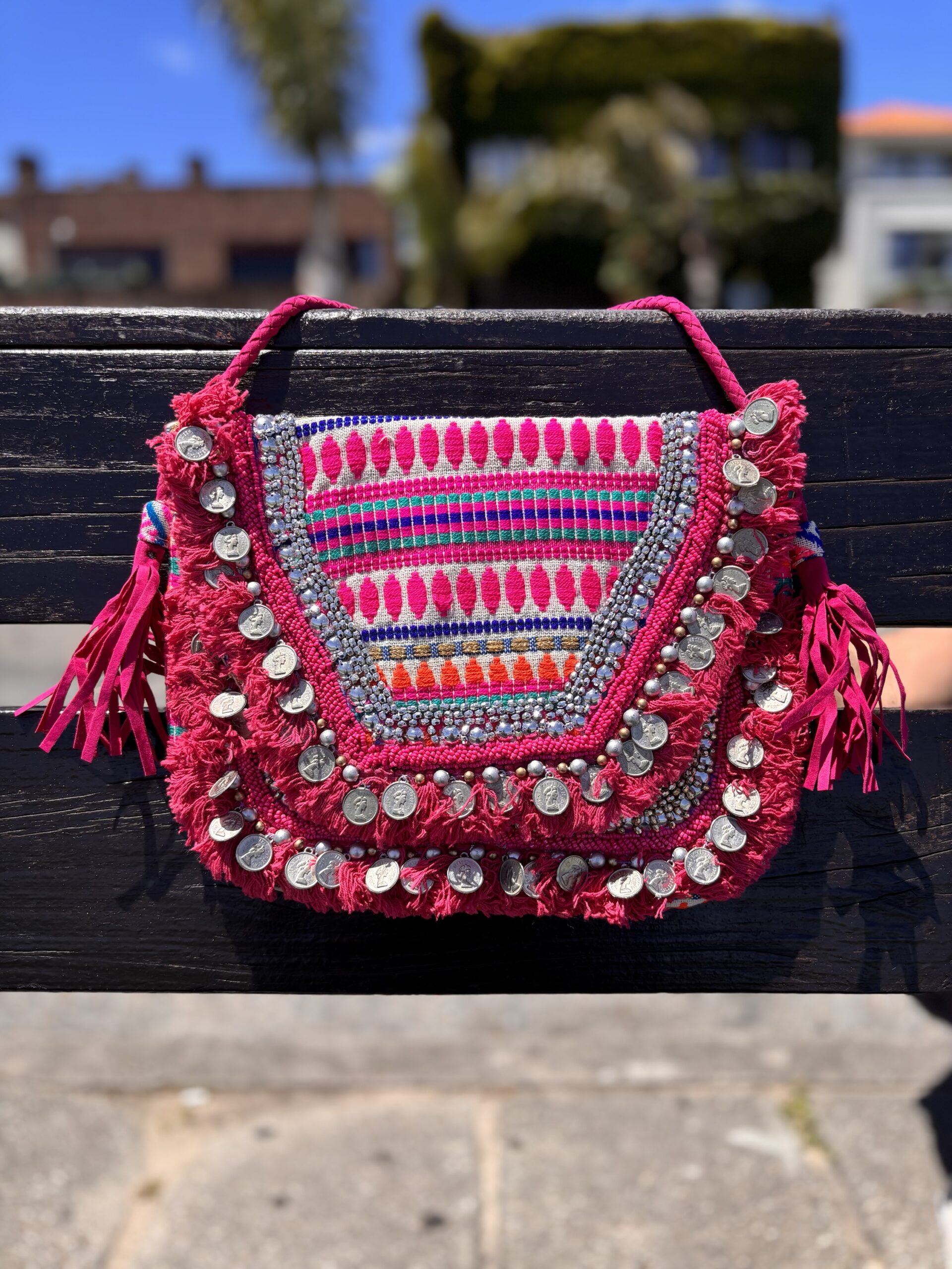 Carteras Boho Fucsia 🩷