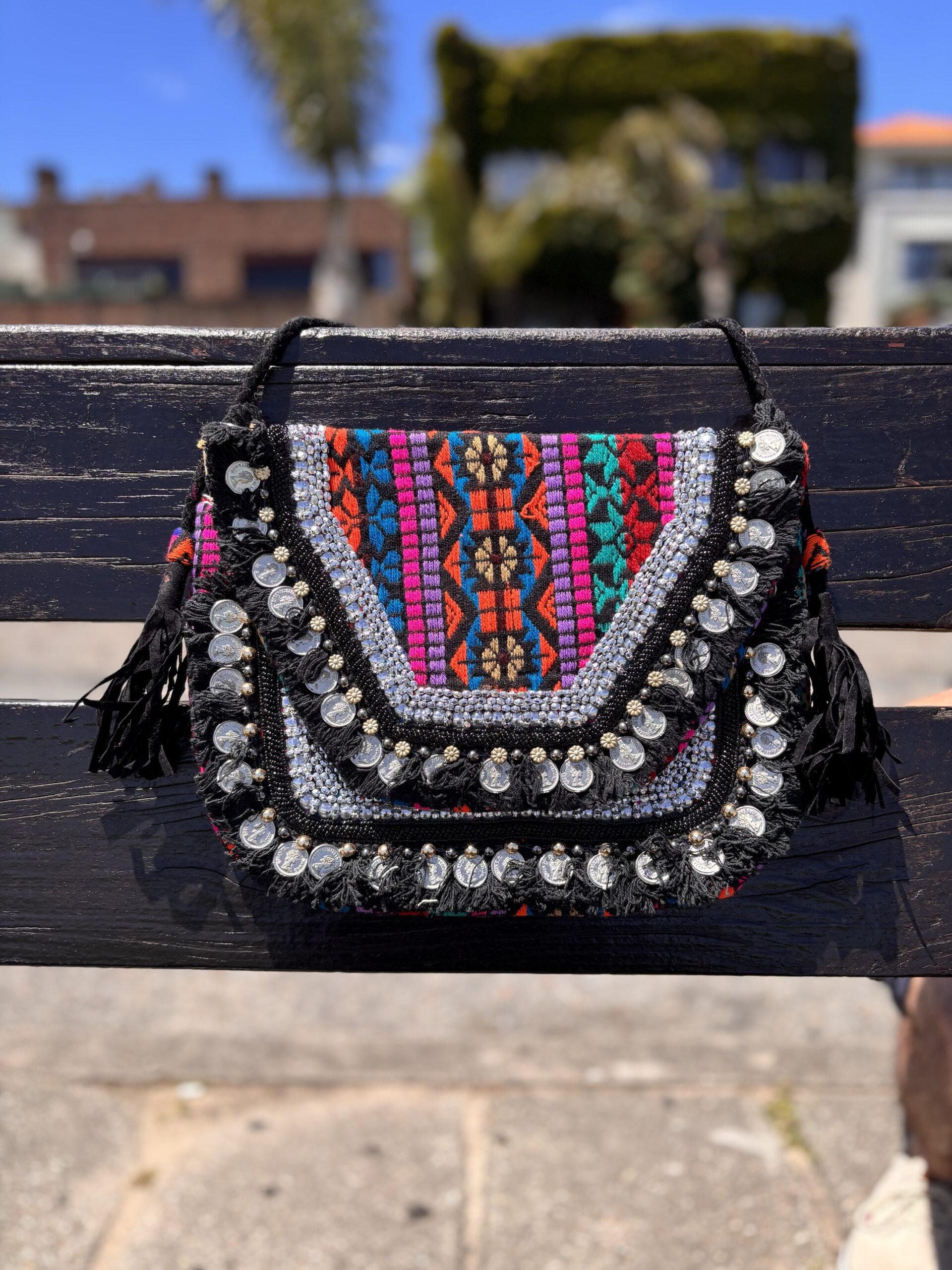 Cartera Boho Negra 🖤